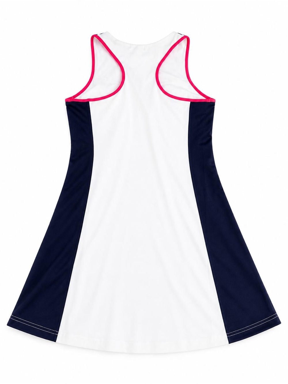OTOS Sporty Colorblock Tennis Dress | White & Navy | Athletic Chic | Size XL - Picture 2 of 8
